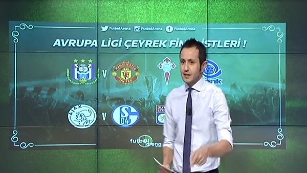UEFA Avrupa Ligi'nde çeyrek final eşleşmeleri