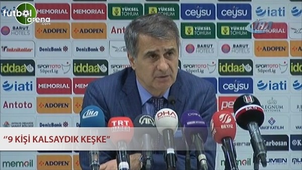 Şenol Güneş'ten Antalyaspor'a hakem göndermesi!