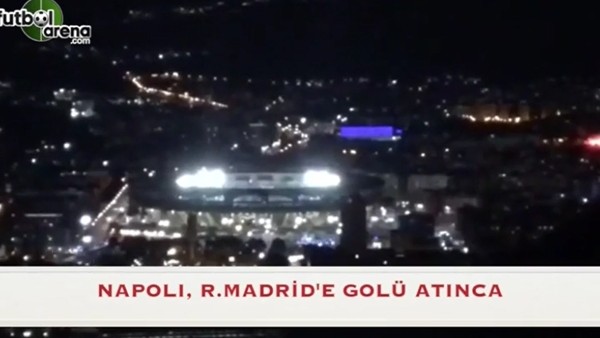 Napoli, Real Madrid'e golü atınca