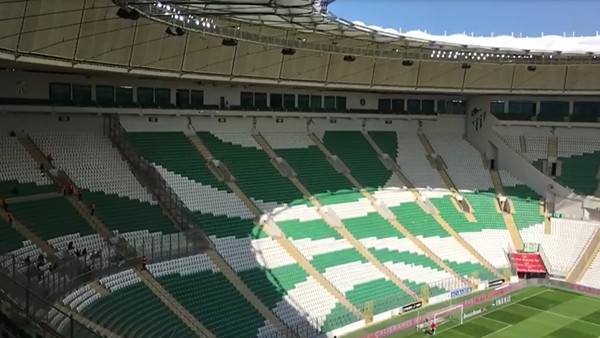 Bursaspor - Gaziantepspor maçı öncesi Timsah Arena!