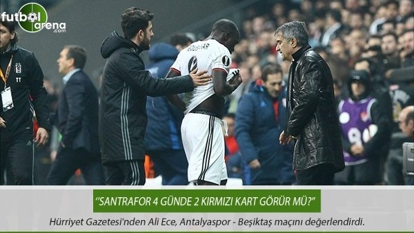 Ali Ece: ''Bir santrafor 4 günde 2 kırmızı kart görür mü?'' 