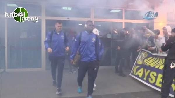 Fenerbahçe kafilesi Kayseri'de