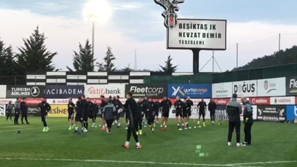 Beşiktaş, Olympiakos maçının hazırlıklarını tamamladı
