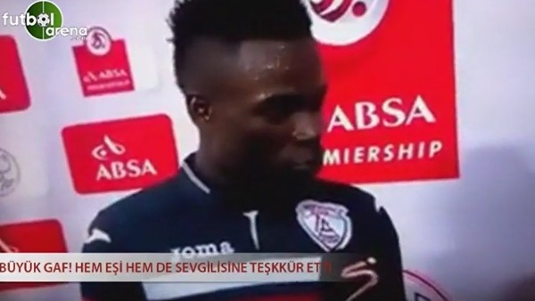 Hem eşine hem de sevgilisine teşekkür etti!