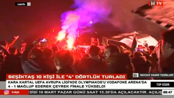 Nevzat Demir tesislerinde coşkulu karşılama!