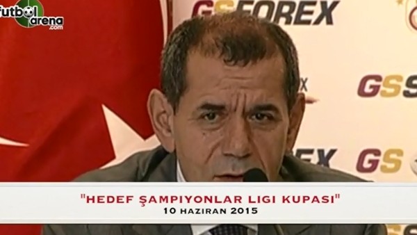 Dursun Özbek: "Hedef Şampiyonlar Ligi Kupası"