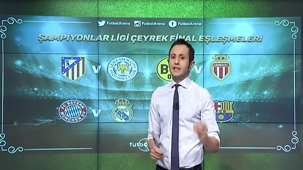 Şampiyonlar Ligi'nde çeyrek final eşleşmeleri