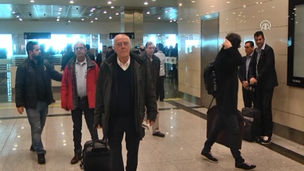 Beşiktaş'ın rakibi Olympiakos, İstanbul'a geldi