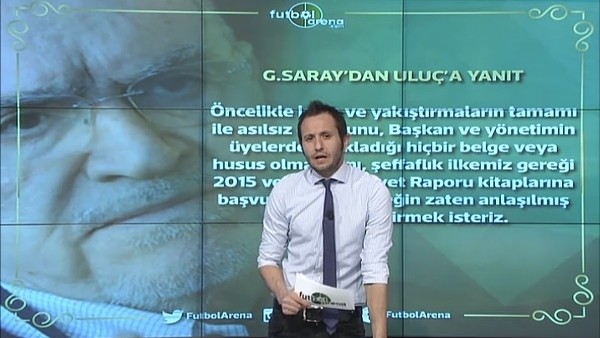 Galatasaray'dan Hıncal Uluç'a yanıt