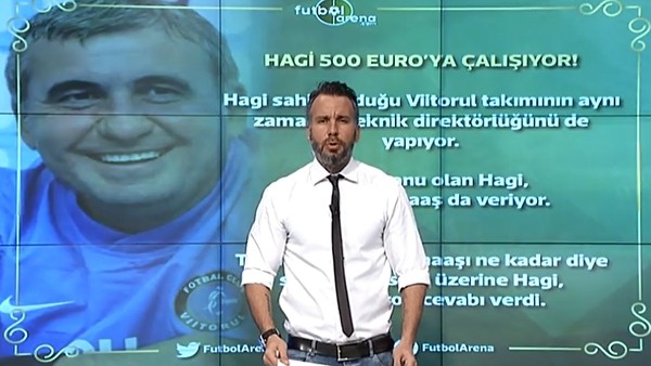Hagi'nin maaşı 500 Euro!