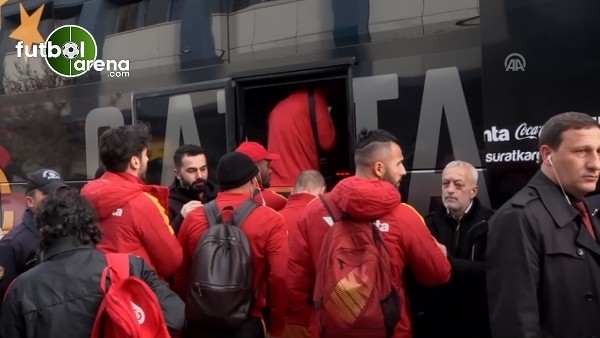  Galatasaray kafilesi, Trabzon'a geldi 