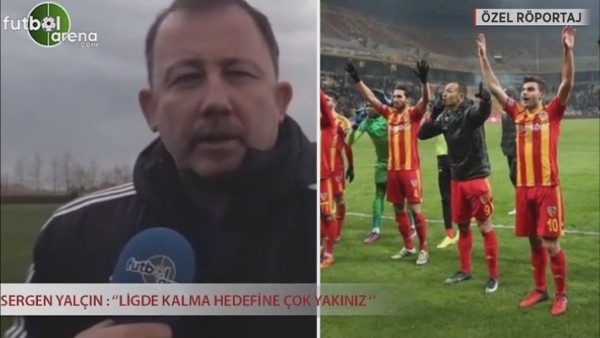 Sergen Yalçın: "Hedefi yakalamak zor değil"