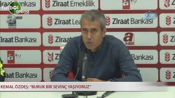 Kemal Özdeş: ''Buruk bir sevinç yaşıyoruz''