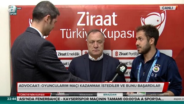 Dick Advovaat: 'Kupayı ciddiye aldığımızı söylemiştim'