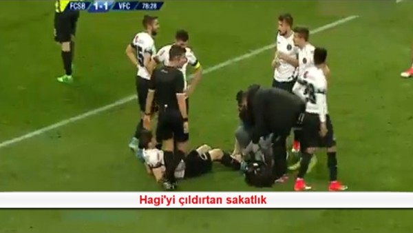 Hagi'yi çıldırtan sakatlık!