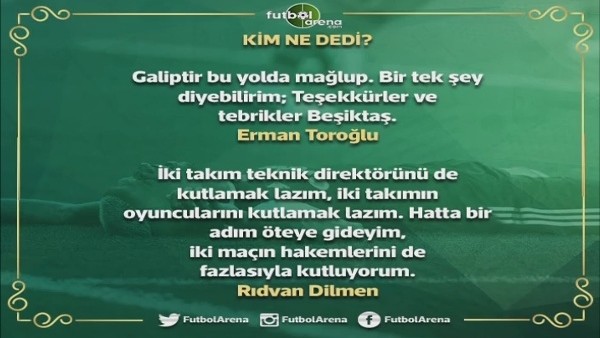 Beşiktaş için kim, ne dedi?