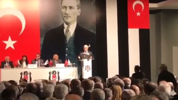 Beşiktaş Divan Başkanı adayı Tevfik Yamantürk'ün konuşması