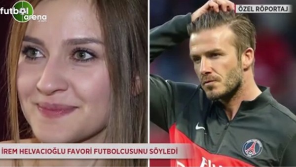 İrem Helvacıoğlu favori futbolcusunu söyledi