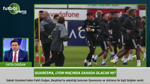 Quaresma, Lyon maçında sahada olacak mı?