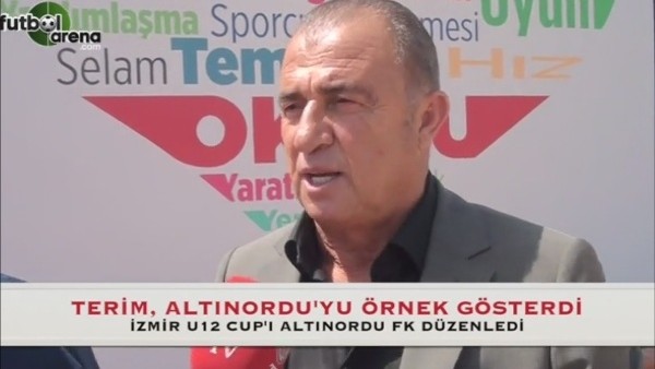 Fatih Terim, Altınordu'yu örnek gösterdi