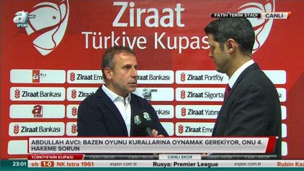 Abdullah Avcı: 'Bazen oyunu kurallarına göre oynamak gerekiyor'