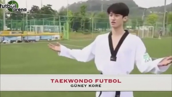 Futbolla tekvandoyu buluşturdular