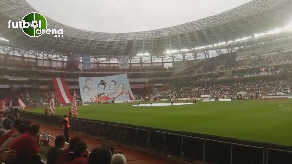 Antalyaspor'dan Avrupa koreografisi.