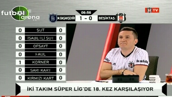 Başakşehir'in golünde BJK TV!