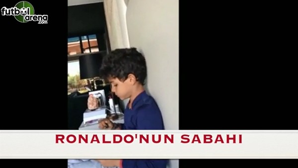 Ronaldo'nun sabahı