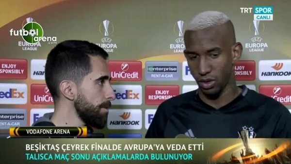 Talisca'dan Lyon maçı sonrası açıklama
