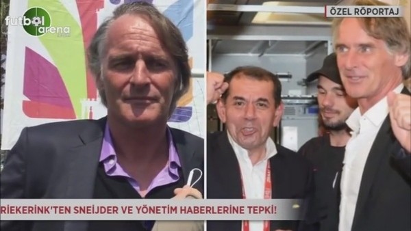 Riekerink'ten Sneijder ve yönetim haberlerine tepki!
