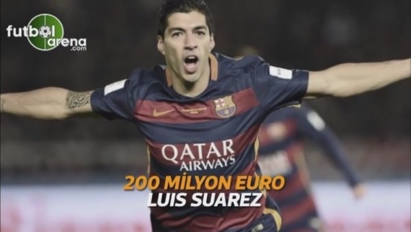 Yıldız futbolcuların serbest kalma bedelleri