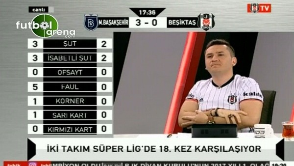Başakşehir'in 3.golünde BJK TV!