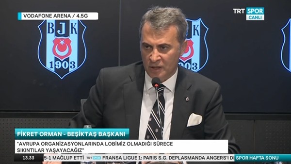 Fikret Orman'dan taraftarlara çağrı
