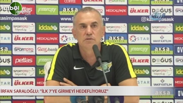 İrfan Saraloğlu: "İlk 7'ye girmeyi hedefliyoruz"