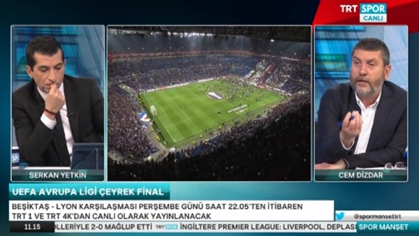 Cem Dizdar: 'Lyon da ceza alacaktır'