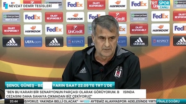 Şenol Güneş: 'Biz işimizi yapacağız'