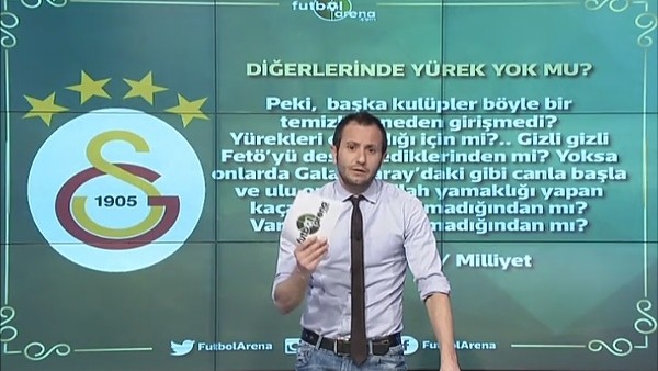Ercan Güven'den Galatasaray'a FETÖ sorusu