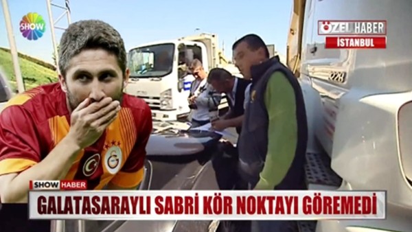 Sabri Sarıoğlu milyonluk aracıyla kamyona çarptı