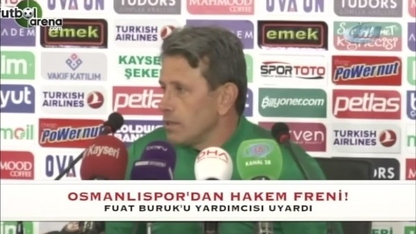 Osmanlıspor'dan hakem freni!