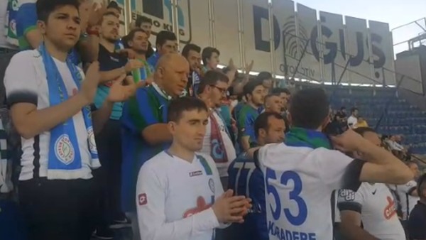 Rizesporlu taraftarların takımlarına inancı tam