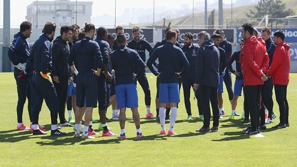 Trabzonspor, Beşiktaş maçı hazırlıklarını sürdürdü