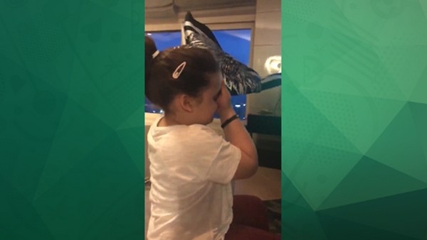 Jelena Karleusa, Beşiktaş'ın maçını böyle izliyor