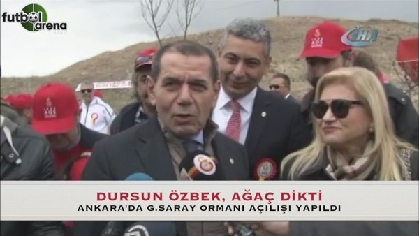 Özbek açılışı yaptı ve ağaç dikti!