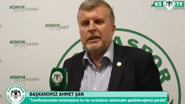 Ahmet Şan: 'Kupa'da finale çıkacağımıza inanıyorum'