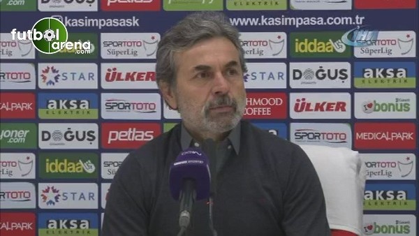 Aykut Kocaman: "İlk yarı bizim kontrolümüzdeydi"