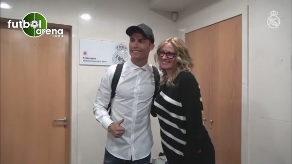 Julia Roberts Santiago Bernabéu'da.
