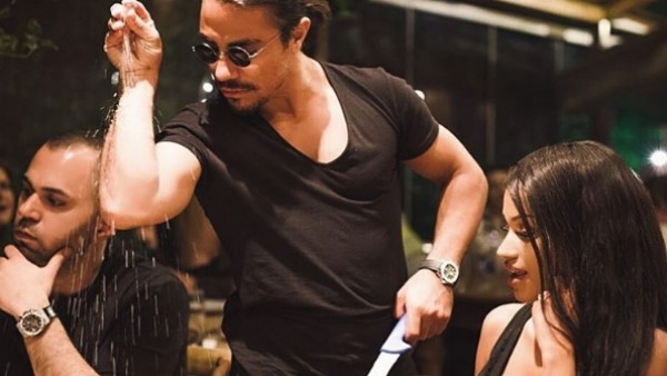 Nusret ile Fanny Neguesha bir arada!