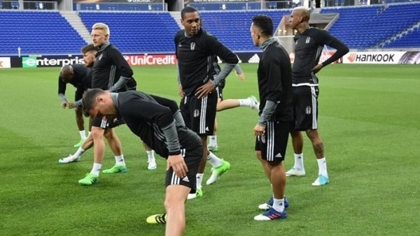 Beşiktaş, Lyon'da idmanını yaptı