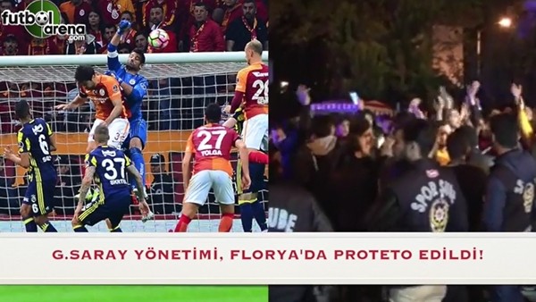Galatasaray taraftarları Florya'yı bastı
